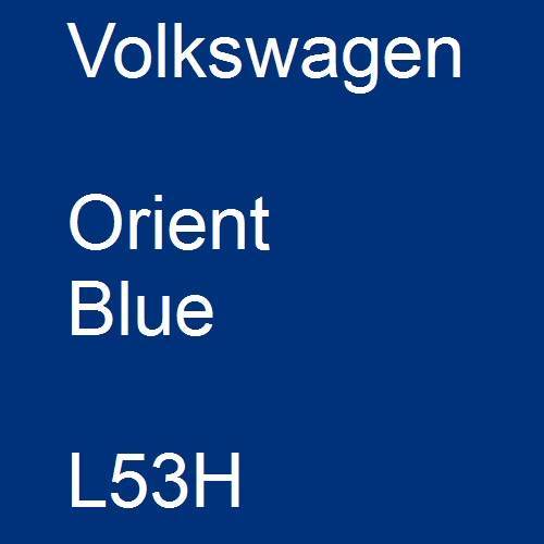 Volkswagen, Orient Blue, L53H.